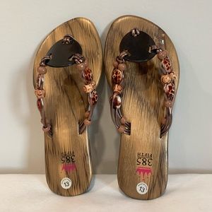 Girls beaded sandals